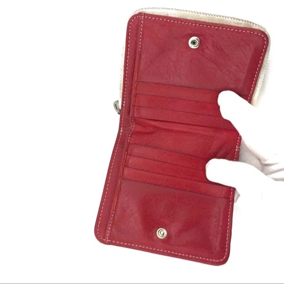 BALENCIAGA Bazar MultiColor Leather Bifold Wallet/2W0560 - Picture 5 of 9